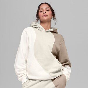 Alo Make Waves Hoodie - Ivory/Bone/Gravel